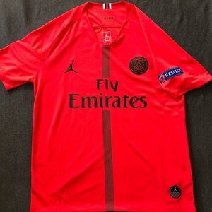PSG Neymar Jr. jersey. Nike Jordan UEFA edition.